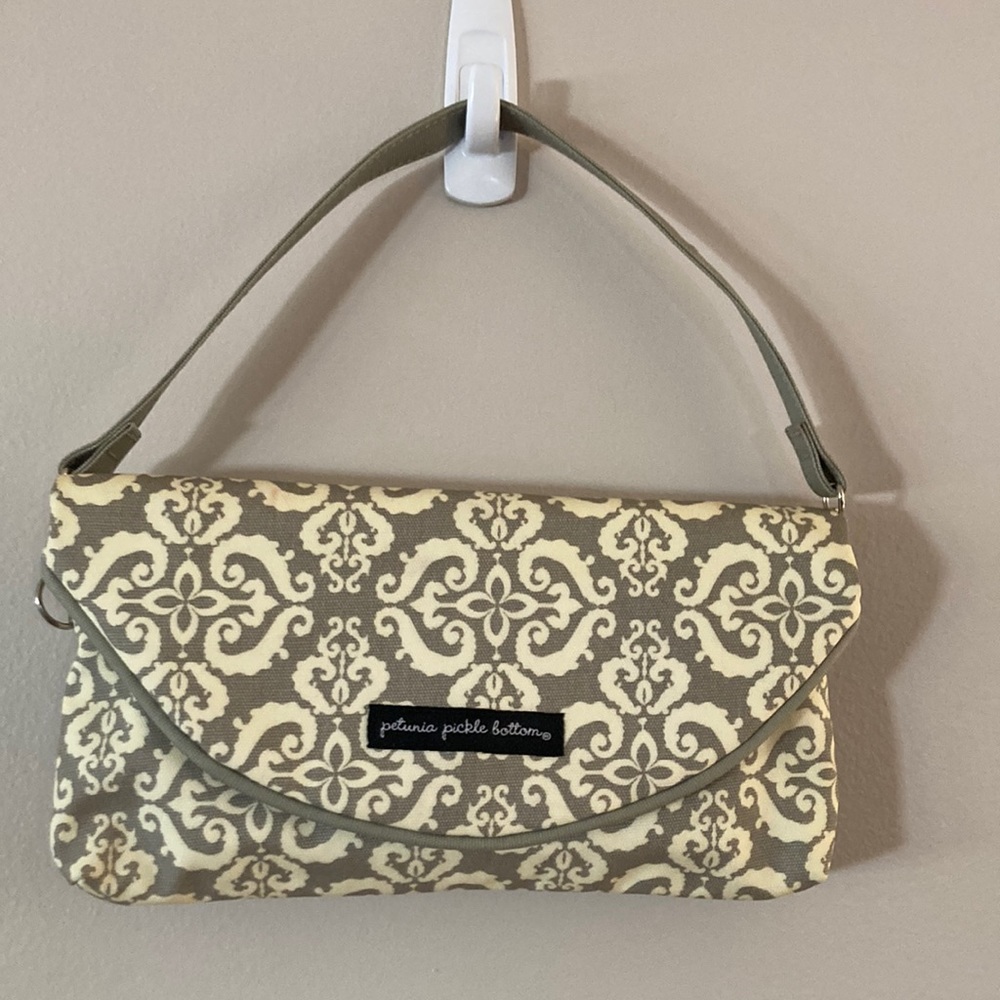 Petunia Pickle changing pad bag.